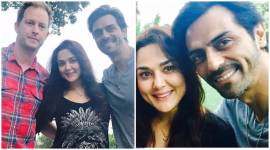 Arjun Rampal,  Preity Zinta, Gene Goodenough, Arjun Rampal Preity Zinta, Arjun Rampal meets Preity Zinta, Preity Zinta latest photos