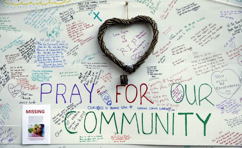 grenfell tower, messages, world news, indian express news