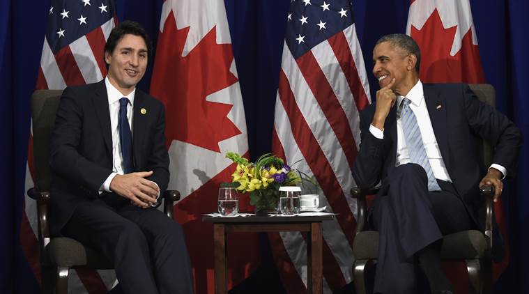 Obama dinner with Justine trudeau, Barack Obama news, International news, World news, US-canada news, latest news 