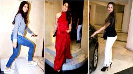 manish malhotra, manisha malhotra party, manish malhotra bash, kareena kapoor khan, kareena kapoor cost of dress, kareena kapoor red hot dress, katrina kaif, malaika arora, neha dhupia, lifestyle, fashion, indian express, indian express news