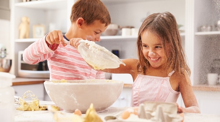 kids and baking, baking pastime, baking and fun activities, learning through baking, Indian express, Indian express news