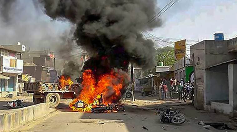Rajasthan, Dalit protests, Dalit violence, Rajasthan dalit vandalism, India news, indian express news