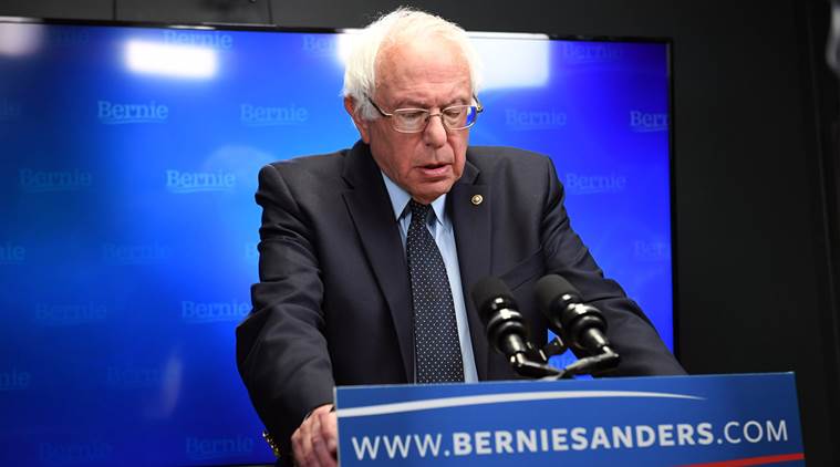donald trump news, bernie sanders news, world news, indian express news