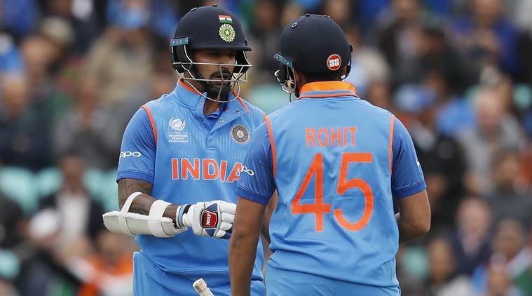 Both Rohit Sharma and Shikhar Dhawan have scored more than 500 runs in T20Is this year (photo - getty)
