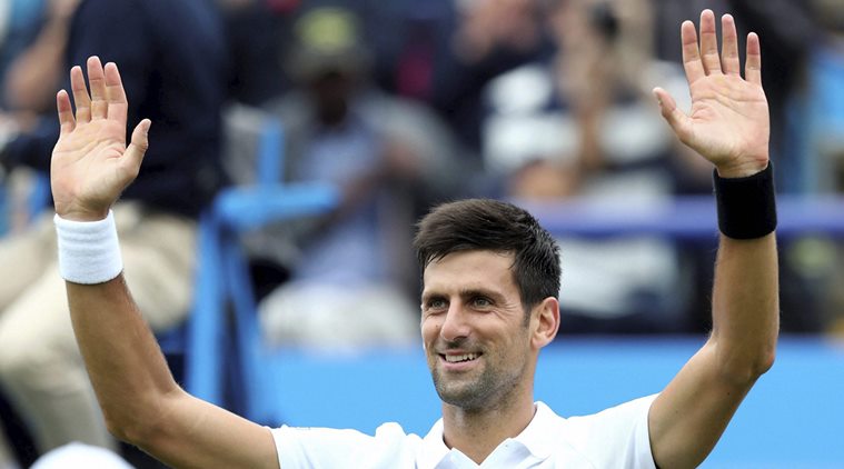 Novak Djokovic off to a winning start in Eastbourne