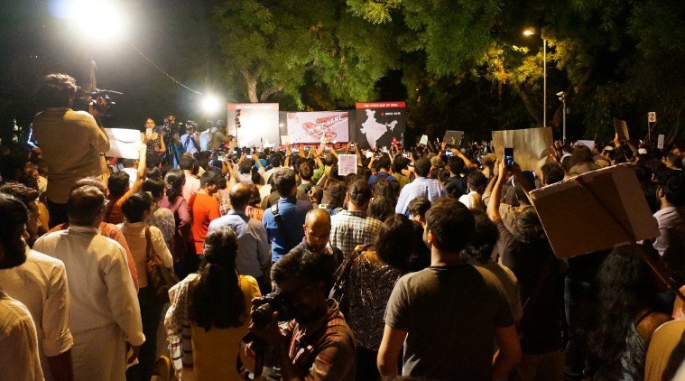 jantar mantar protest, notinmyname, not in my name protest, minority lynchings 