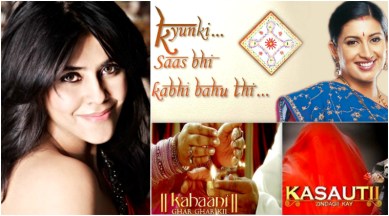 ekta kapoor, ekta kapoor shows, kyunki saas bhi kabhi bahu thi, kasautii zindagi kay, kahaani ghar ghar ki