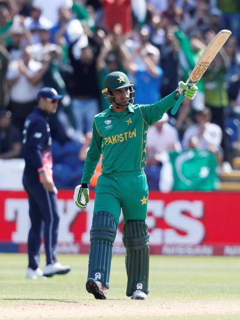Pakistan vs England, Pak vs Eng, Hasan Ali, Rumman Raees, ICC Champions Trophy 2017, Cricket photos, Pak vs Eng photos, Indian Express
