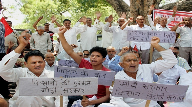 farmer protest, agrarian crisis, madhya pradesh, rajasthan, shavasana, corpse pose