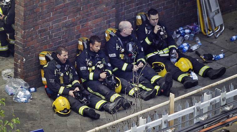 London fire, London, Firefighters, London death toll