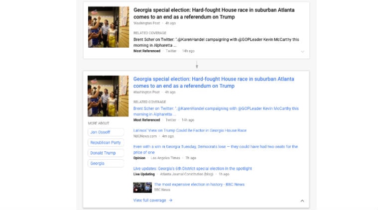 Google News, Google, Google News redesign, Google News update, Google News story cards