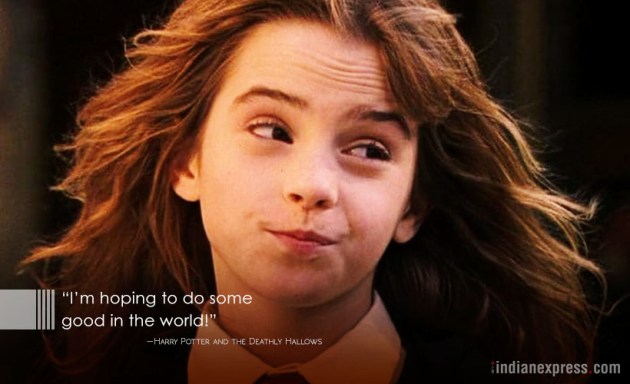 emm watson, harry potter, 20 years of harry potter, jk rowling, Hermione Granger, indian express, indian express news