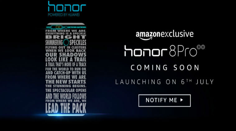 Honor 8 Pro, Honor 8 Pro Amazon, Honor 8 Pro release date in India, Honor 8 Pro price in India, OnePlus 5