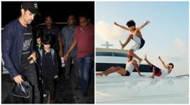 Hrithik Roshan, Hrithik Roshan sons, Hrehaan, Hridhaan, Hrithik Roshan sons vacation, Hrithik Roshan vacation pics, Hrithik Roshan photos, Hrithik Roshan latest photos