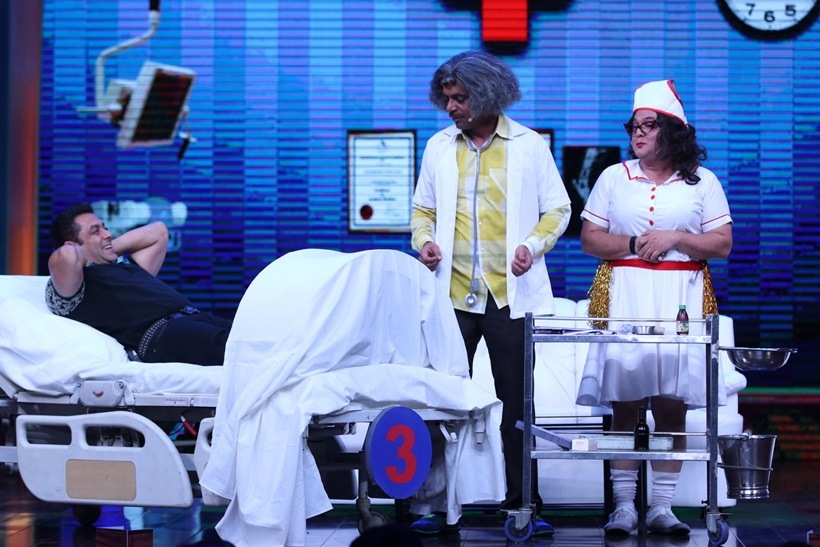 Super Night with Tubelight, Salman Khan, Sunil Grover, Ali Asgar, Super Night with Tubelight images, Sunil Grover Dr. Mashoor Gulati, Salman Khan Sunil Grover images, Super Night with Tubelight shoot photos