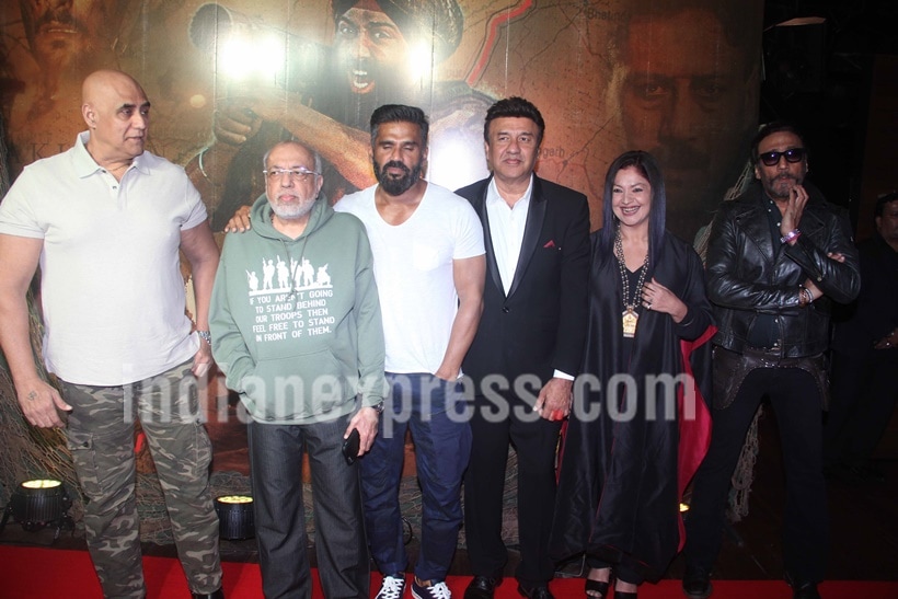 Puneet Issar, JP Dutta, Pooja Bhatt, Jackie Shroff, Anu Malik, Suneil Shetty