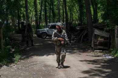 militants killed, jammu kashmir militants killed, handwara encounter, kashmir encounter