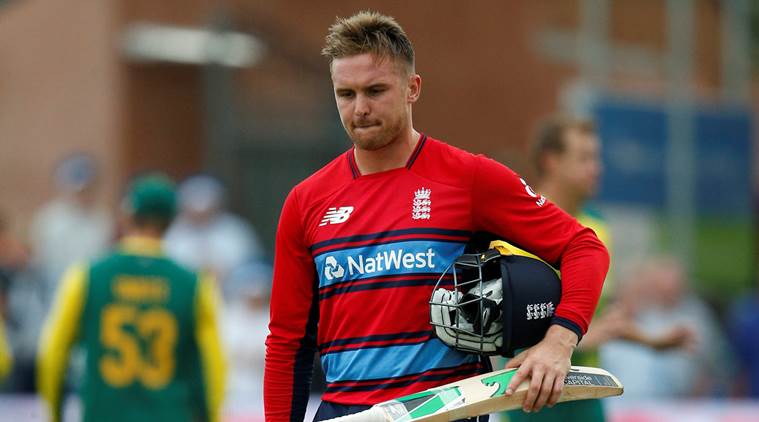 jason roy, jason roy obstructing field, obstructing field, england vs south africa, england vs south africa second t20, cricket news, cricket, sports news, indian express