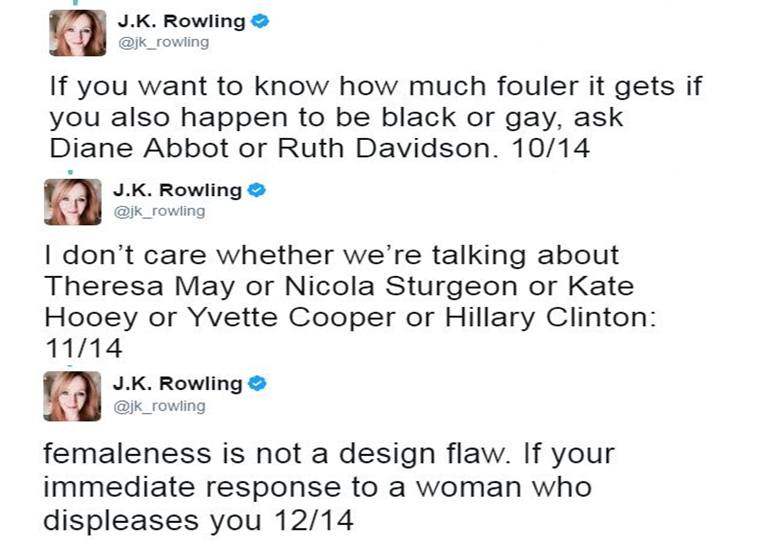 Jk Rowling’s Twitter Tirade Against A Writer’s Sexist Remark On Theresa May Is A Must Read The