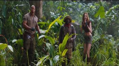 Jumanji welcome to the jungle, Karen Gillan, Dwayne Johnson, Missi Pyle, Jumanji 2 pic