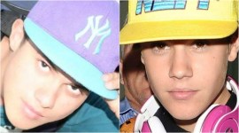 Justin bieber, celebrity lookalikes, boy who looks like bieber, celebrity doppelgangers, indian express, indian express news