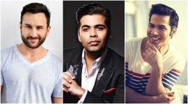 karan johar, varun dhawan, saif ali khan, karan johar photos, varun dhawan photos, saif ali khan photos