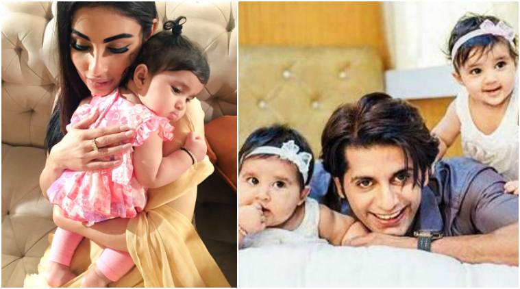 Mouni Roy is ‘Naagin nanny’ to Karanvir Bohra’s twins, see photos | The