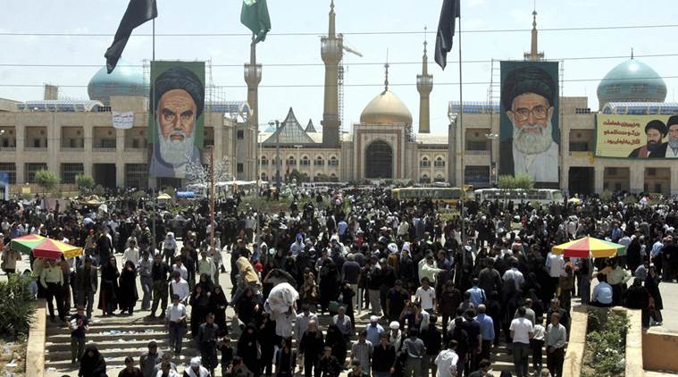 iran attack, iran shrine, khomeini shrine, Ayatollah Khomeini, iran parliament attack, iran news, indian express news