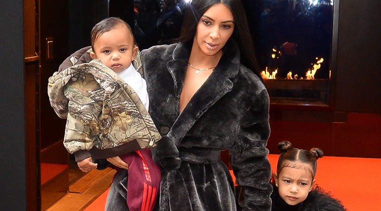 Kim Kardashian mom-shamed for posting image of her child sitting front ...