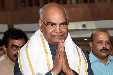 kovind, ram nath kovind, ramnath kovind, kovind in chandigarh, parkash singh badal, sukhbir badal, kovind meet SAD, indian express news, india news