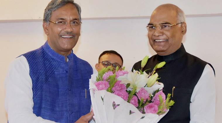 presidential polls, presidential poll 2017, ram nath kovind, kovind uttarakhand visit, Trivendra Singh Rawat, india news