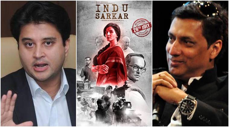 madhur bhandarkar, indu sarkar, Jyotiraditya Scindia, madhur bhandarkar congress, indu sarkar congress