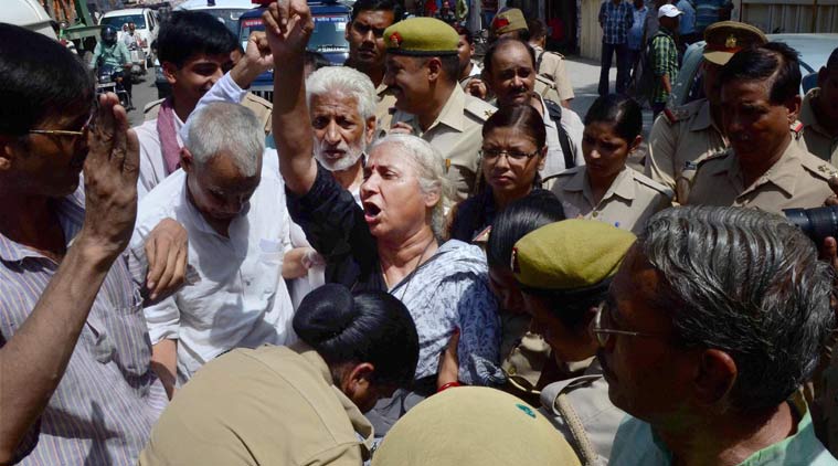 Narendra Modi, Sardar Sarovar project, Sardar Sarovar dam, Modi inaugurates Sardar Sarovar dam, Modi and Sardar Sarovar dam, Sardar Sarovar dam controversy, Medha Patkar, Narmada Bachao Andolan, India news, Indian Express