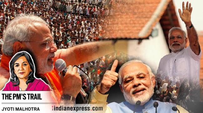 Narendra Modi, PM MOdi, Modi travel, Modi US visit, Modi feedback survey, Modi govt, modi sarkar, indian express