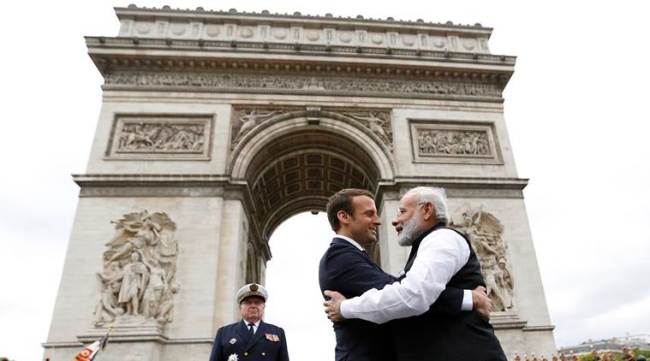 Prime Minister Modi, French President Emmanuel Macron, climate change, terrorism, paris agreement, un climate deal, india-france, modi in paris, india news, indian express