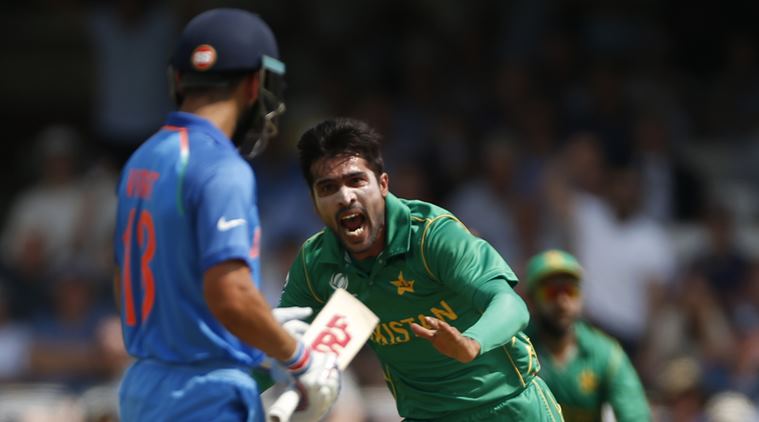 India vs Pakistan, Mohammad Amir, Champions Trophy 2017 final, The Oval, Virat Kohli, Rohit Sharma, Shikhar Dhawan