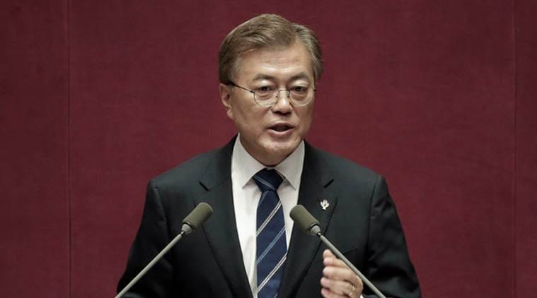 South Korea President Moon Asks Lawmakers For Swift Approval Of Extra 