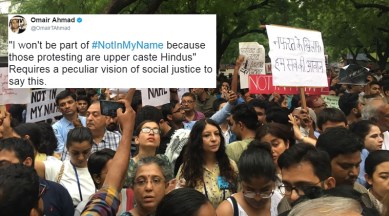 #notinmyname, not in my name, protest against minority, lynching of minorities, indian express, indian express news