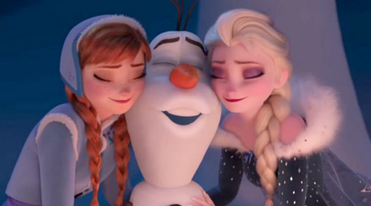 anna frozen snowman