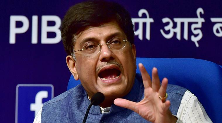 Piyush Goyal, Power minister Piyush Goyal, Solar power capacity, India Solar power capacity, India renewable energy project