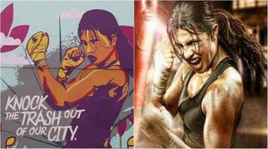 Priyanka Chopra turns Mary Kom for Swacch Bharat Abhiyaan, says 'knock the trash out'. See photo | Entertainment News,The Indian Express Priyanka Chopra turns Mary Kom for Swacch Bharat Abhiyaan, says 'knock the trash out'. See photo | Entertainment News,The Indian Express