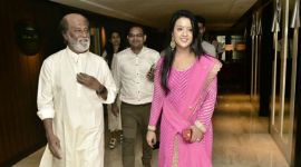 Rajinikanth meets Amruta Fadnavis in Mumbai