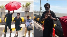 rajinikanth Kaala, rajinikanth on the sets, rajinikanth kaala shoot, rajinikanth kaala shoot pics