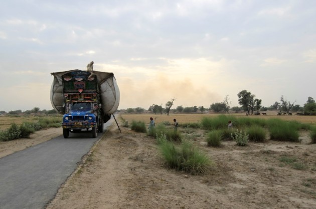 Pakistan artwork, Pakistani trucks, decorated trucks, trucks of Pakistan, Indian express, Indian express news