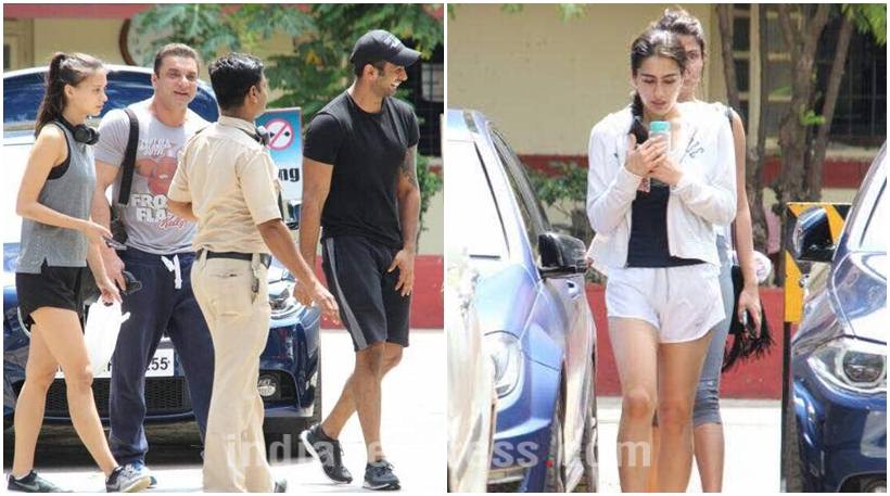 As Sara Ali Khan, Sohail Khan get paparazzi attention outside gym ...