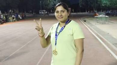 Federation Cup Athletics: One-time jumper, Sarita Singh sets national  record in hammer throw | Sports News,The Indian Express