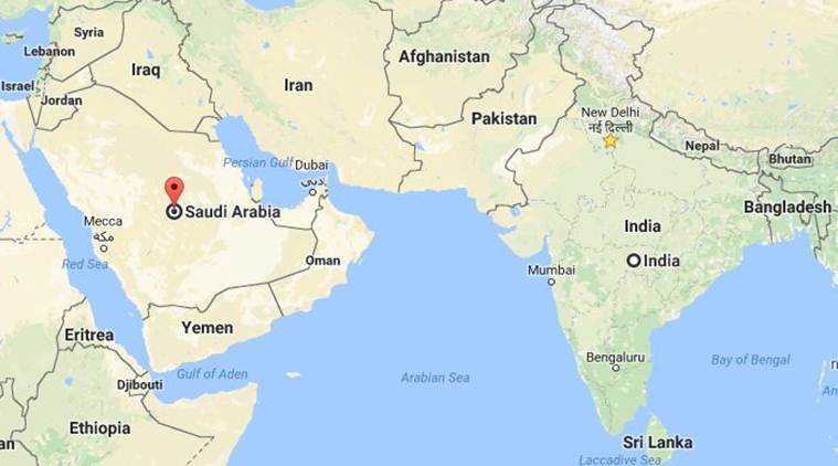 Saudi To India Map Expat Tax Comes Into Effect In Saudi On July 1, Indians Worried | India  News,The Indian Express