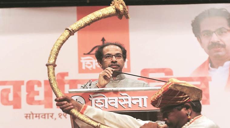Shiv Sena Foundation Day, SHIV SENA president Uddhav Thackeray, Shiv Sena on Presidential Nominee, Dalit Candidate for president, Dalit votes, Udhhav Thackeray targets BJP, Maharashtra News, Indian Express News