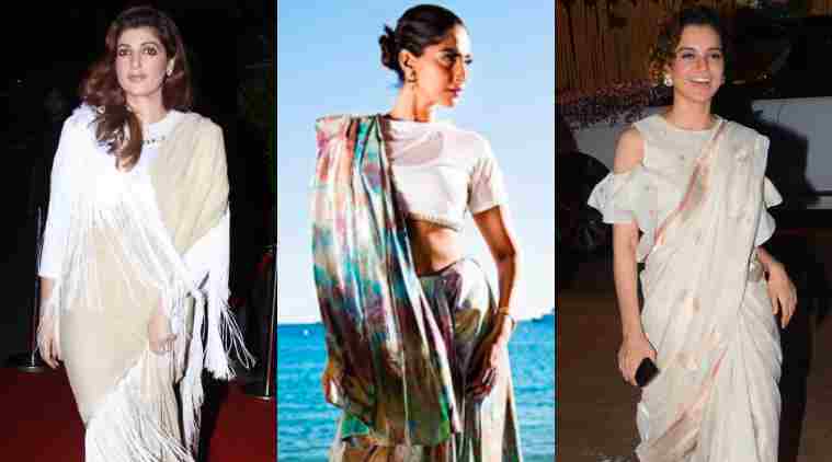 Sonam Kapoor Kangana Ranaut Twinkle Khanna When Celebs Gave The Humble Sari A Modern Touch