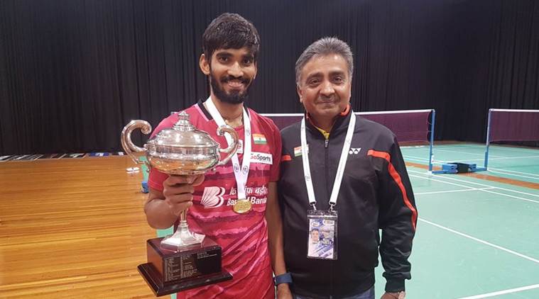 kidambi srikanth, narendra modi, prime minister narendra modi, srikanth, kidambi, australian open super series, australian open, badminton, sports news, indian express